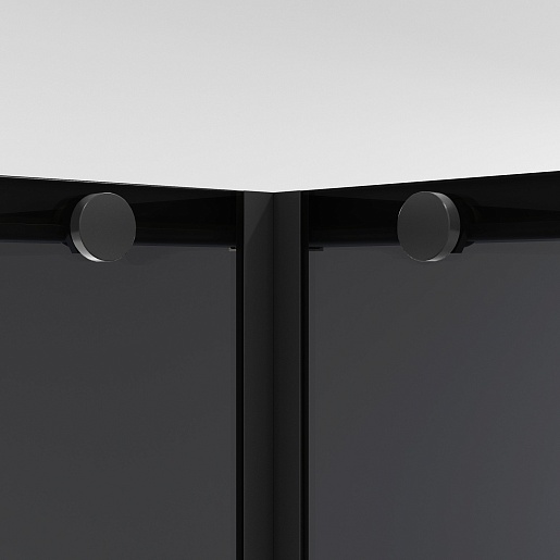 Niagara Душевой уголок Nova 100x100 NG-2824-34BLACK – фотография-6